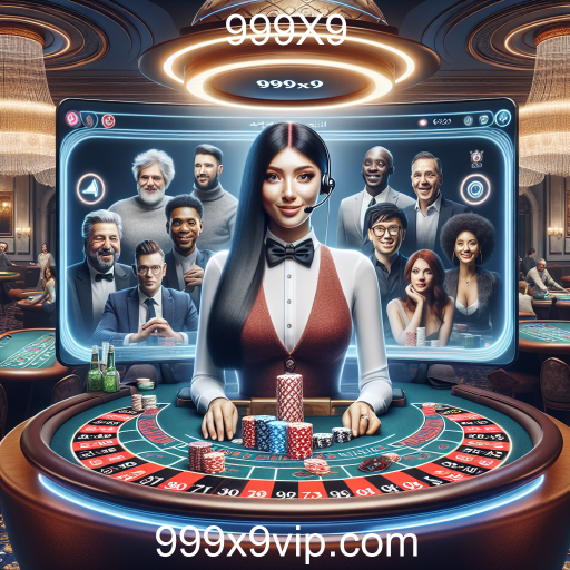 A Experiência Imersiva do Cassino ao Vivo no 999X9